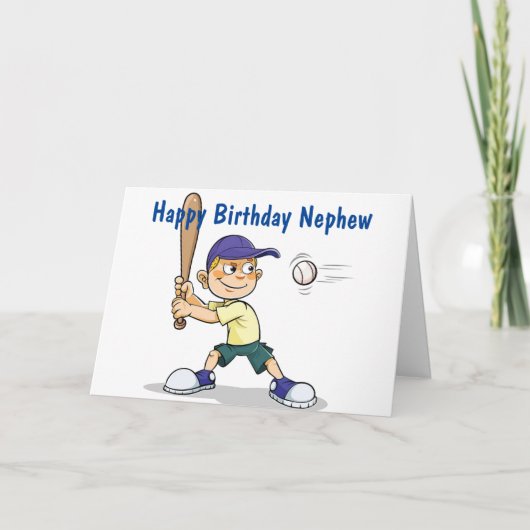 **NEEFJE** SLAG UP/HEBBEN EEN HAPPY BIRTHDAY KAART (Voorkant)