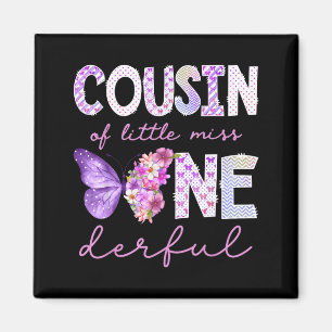 Neefje van Little Miss Onederful Butterfly 1st Magneet