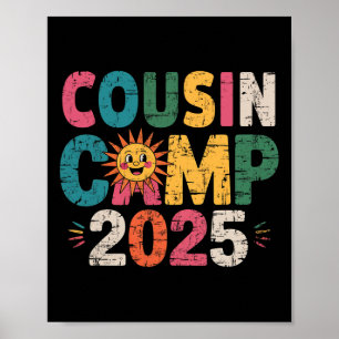 Neefjes Kamp 2025 Familie Vakantie Zomer Kamperen Poster