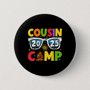 Neefjes Kamp 2025 Familie Vakantie Zomer Kamperen Ronde Button 5,7 Cm