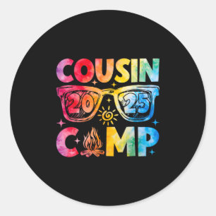 Neefjes Kamp 2025 Familie Vakantie Zomer Kamperen Ronde Sticker