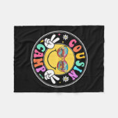 Neefjes Kamp 2025 Grappige Camping Crew Zomer Fami Fleece Deken (Voorkant (Horizontaal))