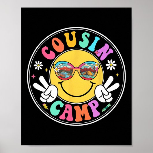 Neefjes Kamp 2025 Grappige Camping Crew Zomer Fami Poster (Voorkant)