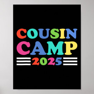 Neefjes Kamp 2025 Grappige Zomer Kamperen Familie Poster