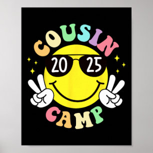 Neefjes Kamp 2025 Kampeer Kampvuur Zomer Vakantie Poster