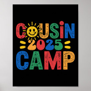 Neefjes Kamp 2025 Kampeer Kampvuur Zomer Vakantie Poster