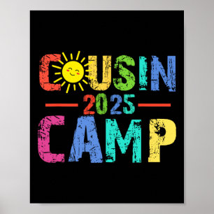 Neefjes Kamp 2025 Kamperen Kampvuur Zomer Vakantie Poster
