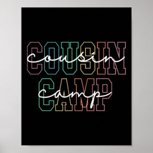 Neefjes Kamp 2025 Kamperen Kampvuur Zomer Vakantie Poster