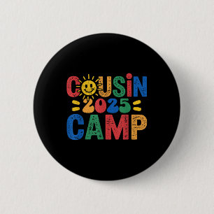 Neefjes Kamp 2025 Kamperen Kampvuur Zomer Vakantie Ronde Button 5,7 Cm