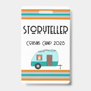 Neefjes Kamp Retro Camper Badge
