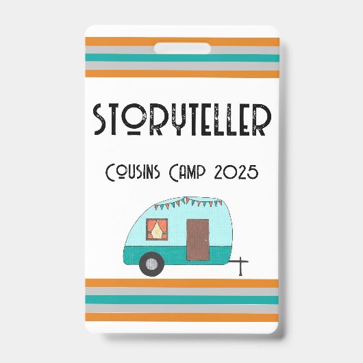 Neefjes Kamp Retro Camper Badge (Voorzijde)