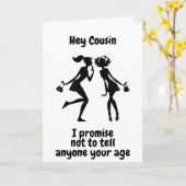 NEEF'S "50ste VERJAARDAG" MAAR IK ZAL HET NIET VER Kaart (Gele Bloem)