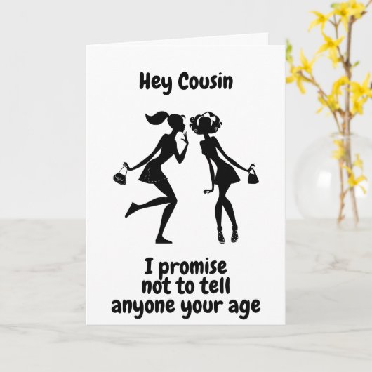 NEEF'S "50ste VERJAARDAG" MAAR IK ZAL HET NIET VER Kaart (Gele Bloem)