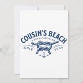 Neef's strand, NC de zomer die ik  maakte Kaart (Achterkant)