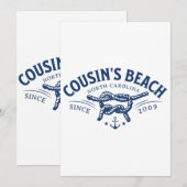 Neef's strand, NC de zomer die ik  maakte Kaart (Voorkant / Achterkant)