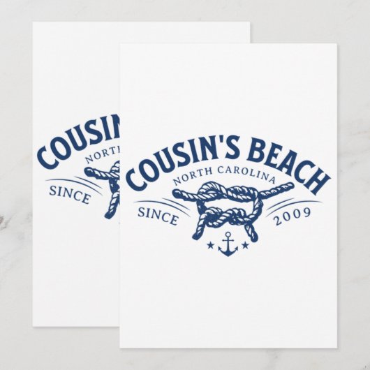 Neef's strand, NC de zomer die ik  maakte Kaart (Voorkant / Achterkant)