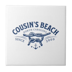 Neef's strand, NC de zomer die ik  maakte Tegeltje