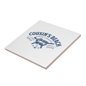 Neef's strand, NC de zomer die ik  maakte Tegeltje (Zijkant)