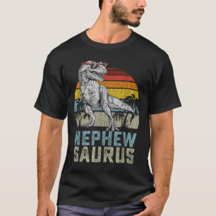 Neefsaurus T Rex Dinosaur Neef Saurus Familie M T-shirt