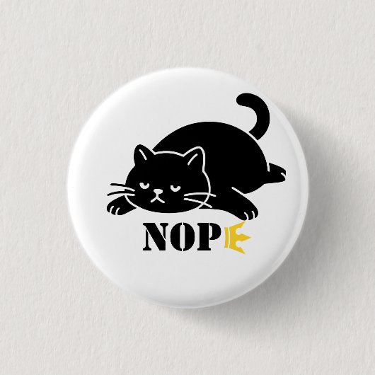 NEEJ Kat Grappig voor Kat Liefhebbers Ronde Button 3,2 Cm (Voorkant)