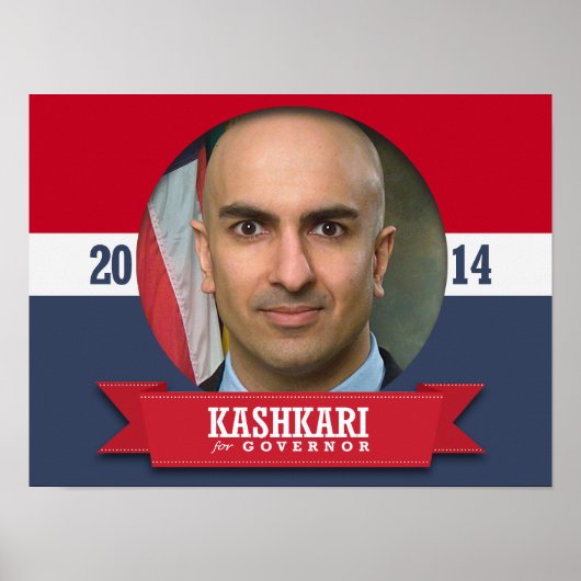 NEEL KASHKARI CAMPAIGN POSTER (Voorkant)