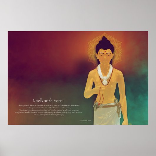 Neelkanth Varni. Poster (Voorkant)