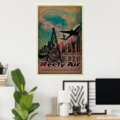 Neely Air logo poster, GROOT Poster (Thuiskantoor)