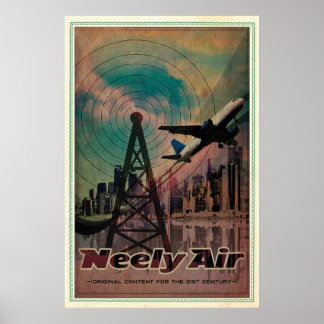 Neely Air logo poster, GROOT Poster