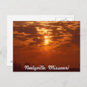 Neelyville Missouri Briefkaart (Voorkant / Achterkant)