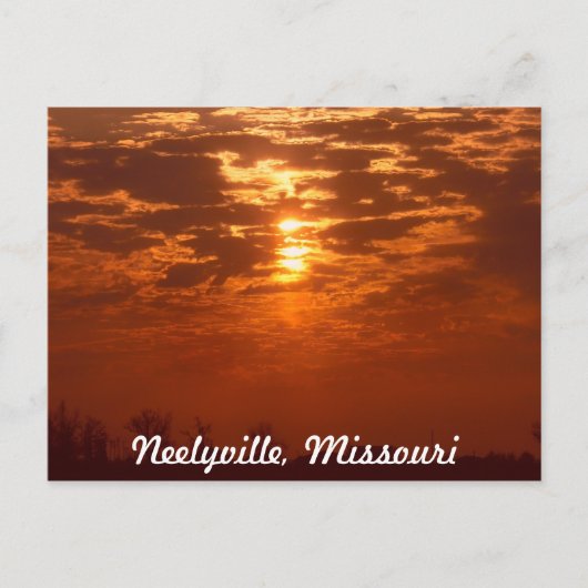 Neelyville Missouri Briefkaart (Voorkant)