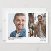 Neem 2 Hollywood Actor Talent Promo Comp Kaart (Achterkant)