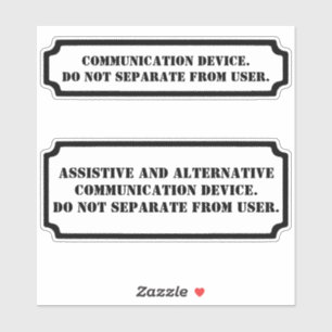 Neem AAC niet zwart weg Sticker