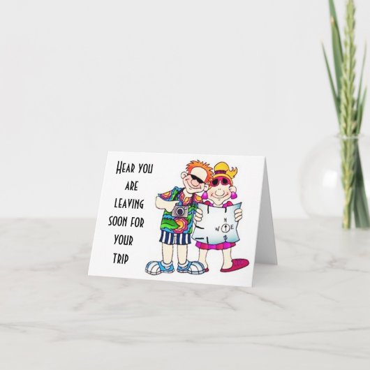 NEEM AFBEELDINGEN HEBBEN EEN GEWELDIGE VAKANTIE KAART (Voorkant)