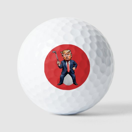 Neem Aim Trump Golfballen (Voorkant)