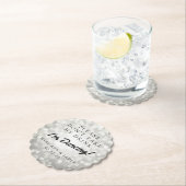 "Neem alsjeblieft mijn Drink niet mee" Wedding Par Kartonnen Onderzetters (Insitu)