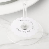 Neem alsjeblieft mijn Drink wijnglas Labels niet (Dichtbij)