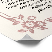 Neem altijd de Motivatie duwbak op de hoge weg Poster (Hoek)