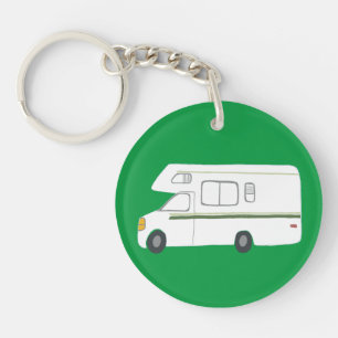 NEEM ALTIJD DE SCHILDERACHTIG ROUTE Motorhome Camp Sleutelhanger