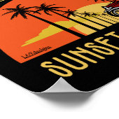 NEEM ALTIJD DE SCHILDERACHTIG ROUTE SUNSET BOULEVA POSTER (Hoek)