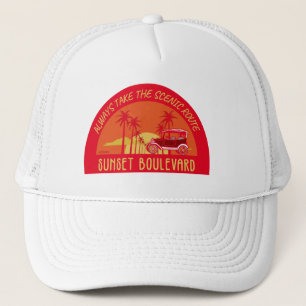 NEEM ALTIJD DE SCHILDERACHTIG ROUTE SUNSET BOULEVA TRUCKER PET