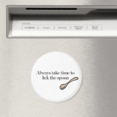 Neem altijd de tijd om de mond te snoeren magneet (Insitu (Vaatwasser))