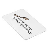 Neem altijd de tijd om de mond te snoeren magneet (Rechterzijde)