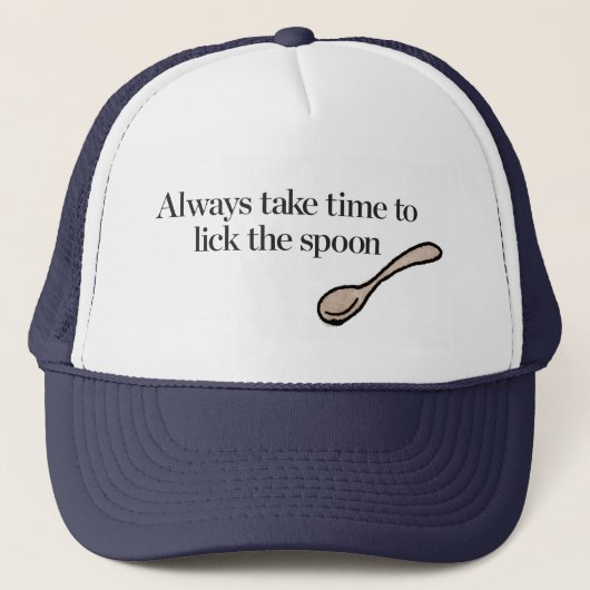 Neem altijd de tijd om de mond te snoeren trucker pet (Voorkant)
