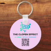 Neem altijd The Clopen Effect met je mee Sleutelhanger (Achterkant)