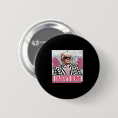 Neem Amerika Ck Daddy's Thuis Grappige Roze Donald Ronde Button 5,7 Cm (Voorkant /achterkant)