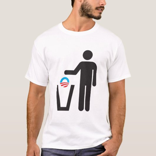 Neem Amerika terug! Dump Obama T-shirt (Voorkant)