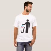 Neem Amerika terug! Dump Obama T-shirt (Voorkant volledig)