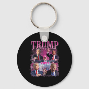 Neem Amerika terug, papa's Home Trump Roze Bootleg Sleutelhanger