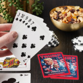 Neem Amerika terug Patriottische Trump 2024 Poker  Pokerkaarten (Insitu)