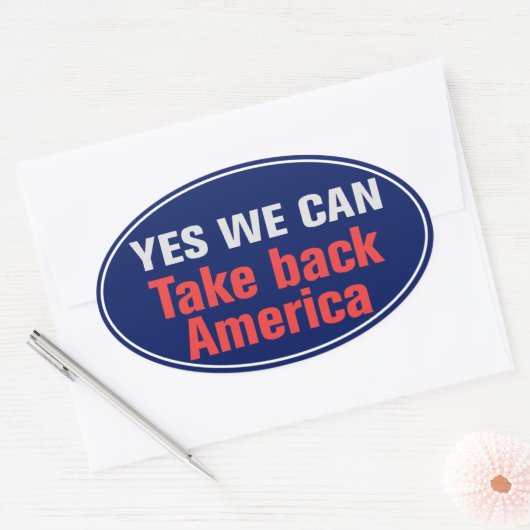 Neem Amerika terug Sticker (Envelop)